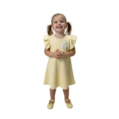 Vestido Infantil Bebê Menina Baby Vest Malha Borboleta