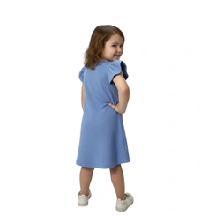 Vestido Infantil Bebê Menina Baby Vest Malha Borboleta
