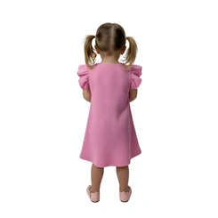 Vestido Infantil Bebê Menina Baby Vest Malha Borboleta