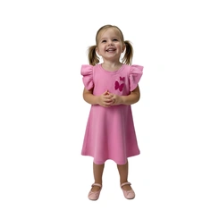 Vestido Infantil Bebê Menina Baby Vest Malha Borboleta