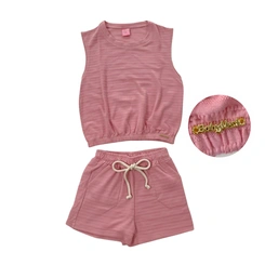 Conjunto Infantil Menina Baby Vest Malha Mardin