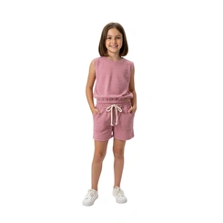 Conjunto Infantil Menina Baby Vest Malha Mardin