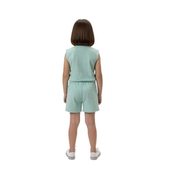 Conjunto Infantil Menina Baby Vest Malha Mardin