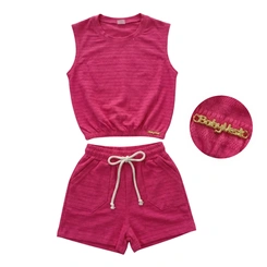 Conjunto Infantil Menina Baby Vest Malha Mardin