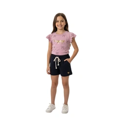 Conjunto Infantil Menina Baby Vest  Manga Bufante