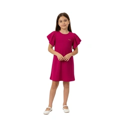Vestido Infantil Menina Baby Vest Com Babado nas Mangas