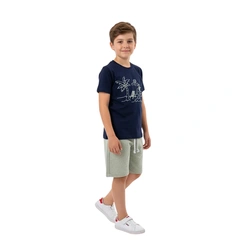 Conjunto Infantil Menino Baby Vest Manga Curta Coqueiro