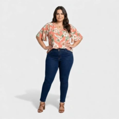 Calça Feminina Radiance Jeans Plus Size Skinny
