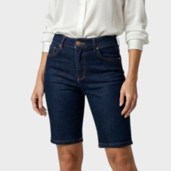 Bermuda Feminina Radiance Jeans Escura