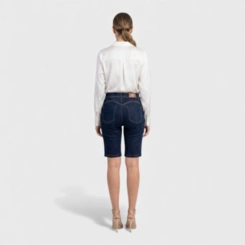 Bermuda Feminina Radiance Jeans Escura
