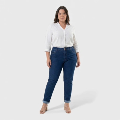 Calça Feminina Radiance Plus Barra Virada