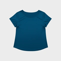 Blusa Feminina Manga Curta Lisa
