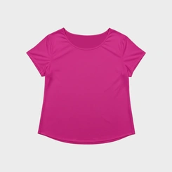 Blusa Feminina Manga Curta Lisa