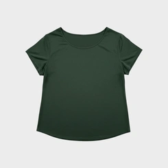 Blusa Feminina Manga Curta Lisa