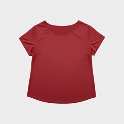 Blusa Feminina Manga Curta Lisa