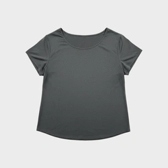 Blusa Feminina Manga Curta Lisa