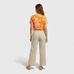 Blusa Feminina Manga Curta Estampada