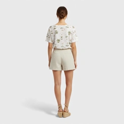Blusa Feminina Manga Curta Estampada