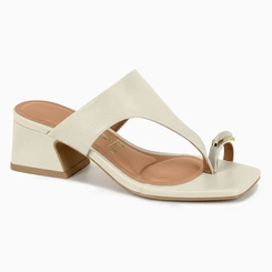 Tamanco Feminino Vizzano Salto Bloco Bico Quadrado Luxo Original Napa