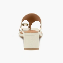 Tamanco Feminino Vizzano Salto Bloco Bico Quadrado Luxo Original Napa