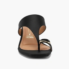 Tamanco Feminino Vizzano Salto Bloco Bico Quadrado Luxo Original Napa