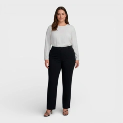 Calça Feminina Social Reta K2B Mauriane Plus Size