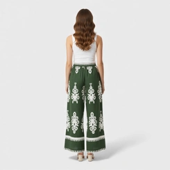 Calça Feminina Pantalona Estampada