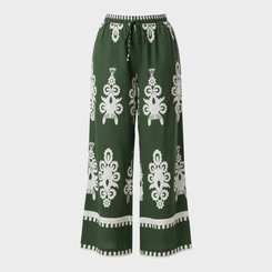 Calça Feminina Pantalona Estampada