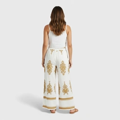 Calça Feminina Pantalona Estampada