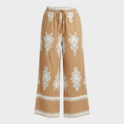 Calça Feminina Pantalona Estampada
