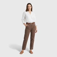 Calça Feminina Casual Reta