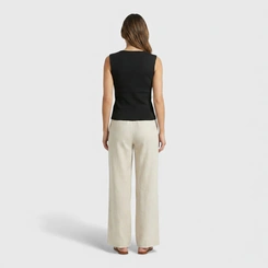 Regata Feminina Canelada Viscose Casual