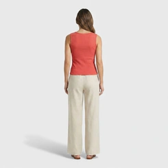 Regata Feminina Canelada Viscose Casual