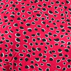 Blusa feminina estampada com cós em elástico