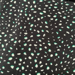 Blusa feminina estampada com cós em elástico