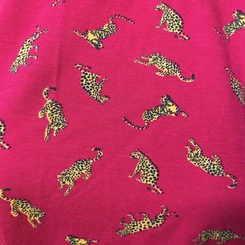 Blusa feminina estampada com cós em elástico