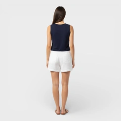 Regata Feminina Básica Lisa Gola Redonda Viscose