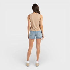 Regata Feminina Básica Lisa Gola Redonda Viscose