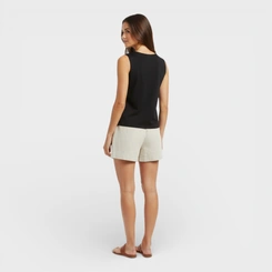 Regata Feminina Básica Lisa Gola Redonda Viscose