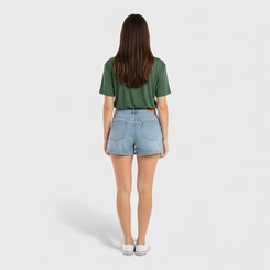 Blusa feminina lisa com barra em elástico