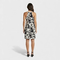 Vestido de alça estampado