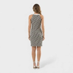 Vestido de alça estampado