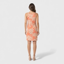 Vestido de alça estampado