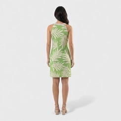 Vestido de alça estampado