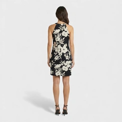 Vestido de alça estampado