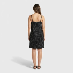 Vestido Estampado Com Alça Midi
