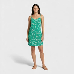 Vestido Estampado Com Alça Midi