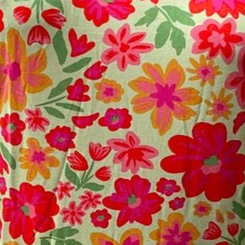 Vestido Estampado Com Manga Japonesa