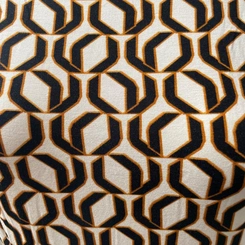 Vestido Estampado Com Manga Japonesa