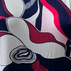 Vestido Estampado Com Manga Japonesa